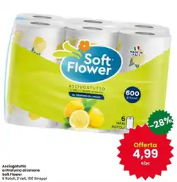 Interspar Asciugatutto al Profumo di Limone Soft Flower offerta
