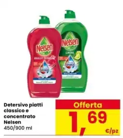 Interspar Detersivo piatti classico e concentrato Nelsen offerta