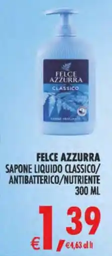 Deco Superstore Felce azzurra sapone liquido classico/ antibatterico/nutriente offerta