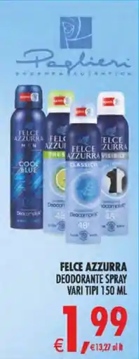 Deco Superstore Felce azzurra deodorante spray offerta