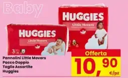 Interspar Pannolini Little Movers Pacco Doppio Huggies offerta