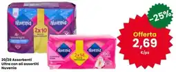 Interspar 20/28 Assorbenti Ultra con ali Nuvenia offerta