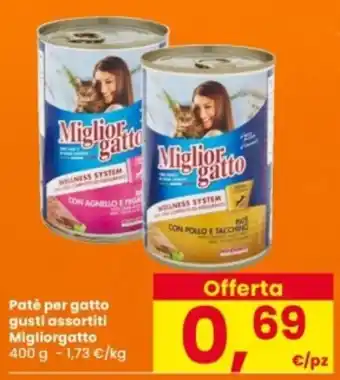 Interspar Patè per gatto Migliorgatto offerta