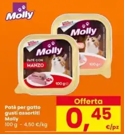 Interspar Patè per gatto Molly offerta