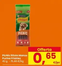 Interspar Picnic Sticks Manzo Purina Friskies offerta