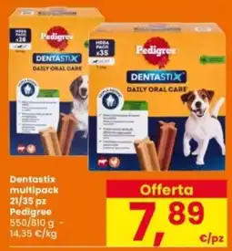 Interspar Dentastix multipack 21/35 pz Pedigree offerta