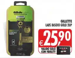Deco Superstore Gillette labs rasoio gold 2up offerta