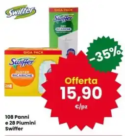 Interspar 108 Panni e 28 Piumini Swiffer offerta