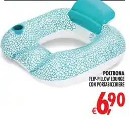 Deco Superstore Poltrona flip-pillow lounge con portabicchiere offerta