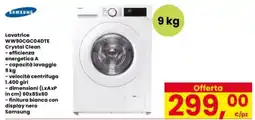Interspar SAMSUNG Lavatrice WW90CGC04DTE Crystal Clean offerta