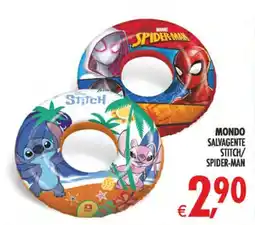 Deco Superstore Mondo salvagente stitch/ spider-man offerta
