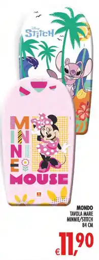 Deco Superstore Mondo tavola mare minnie/stitch 84 cm offerta