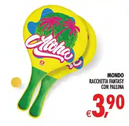Deco Superstore Mondo racchetta fantasy con pallina offerta