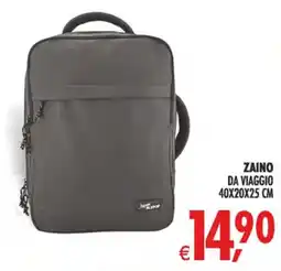 Deco Superstore Zaino da viaggio 40x20x25 cm offerta
