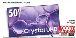 Deco Superstore SAMSUNG SMART TV 50"UHD CRYSTAL offerta