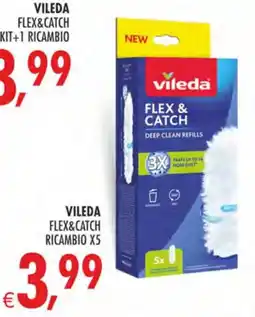 Deco Superstore Vileda flex&catch ricambio x5 offerta