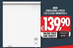 Deco Superstore AKAI CONGELATORE A POZZO 150 LT CLASSE ENERGETICA E offerta