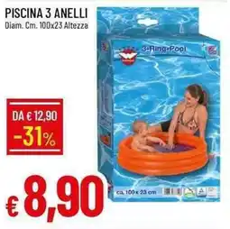 Galassia Piscina 3 anelli offerta