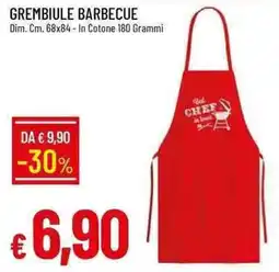 Galassia Grembiule barbecue offerta