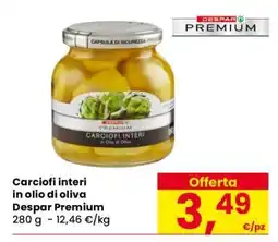 Eurospar Carciofi interi in olio di oliva offerta