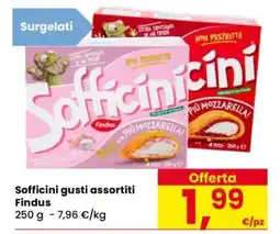 Eurospar Sofficini gusti assortiti Findus offerta