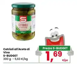Eurospar Cetrioli all’Aceto di Vino offerta