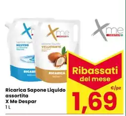 Eurospar Ricarica Sapone Liquido assortita offerta