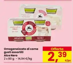 Eurospar Omogeneizzato di carne gusti assortiti offerta