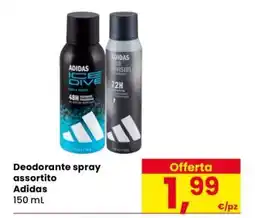 Eurospar Deodorante spray assortito offerta