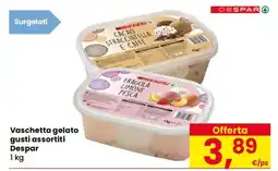Eurospar VASCHETTA GELATO GUSTI ASSORTITI offerta