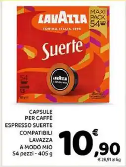 Conad Lavazza Suerte offerta