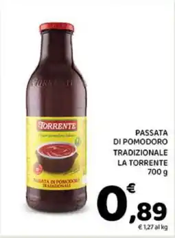 Conad Passata di Pomodoro Tradizionale La Torrente offerta