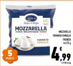 Conad MOZZARELLA FORMATO FAMIGLIA offerta