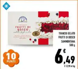 Conad TRANCIO GELATO FRUTTI DI BOSCO SAMMONTANA offerta