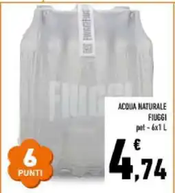 Conad ACQUA NATURALE FIUGGI offerta