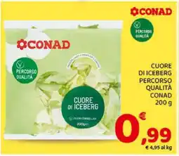 Conad CUORE DI ICEBERG PERCORSO QUALITÀ CONAD 200 g offerta