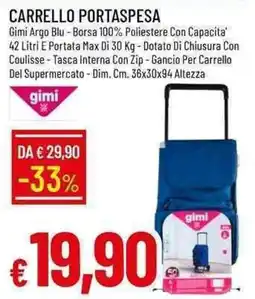 Galassia Gimi carrello portaspesa offerta
