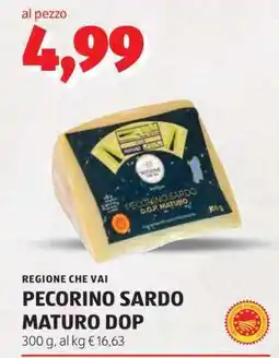 ALDI Pecorino sardo maturo DOP offerta
