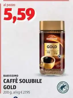 ALDI BARISSIMO CAFFÈ SOLUBILE GOLD offerta