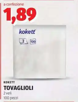 ALDI KOKETT TOVAGLIOLI offerta