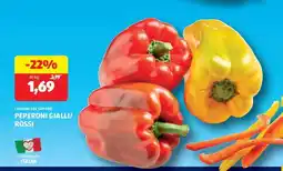 ALDI Peperoni Gialli/Rossi offerta
