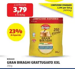 ALDI GRAN BIRAGHI GRATTUGIATO XXL offerta