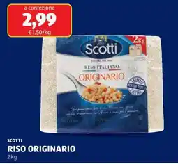 ALDI Scotti Riso Originario offerta
