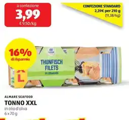 ALDI TONNO XXL offerta