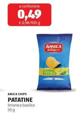 ALDI AMICA CHIPS PATATINE offerta