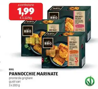 ALDI BBQ PANNOCCHIE MARINATE offerta
