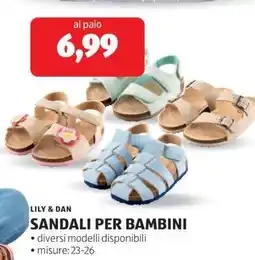 ALDI SANDALI PER BAMBINI offerta