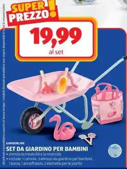 ALDI SET DA GIARDINO PER BAMBINI offerta