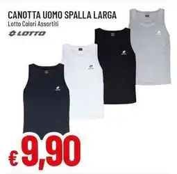 Galassia Canotta uomo spalla larga lotto offerta