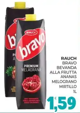 Eté Rauch bravo bevanda alla frutta ananas melograno mirtillo offerta